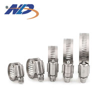 Colliers de serrage pour tuyaux de ventilation de type britannique en métal, machine automatique hydraulique perforée en spirale OEM de 4 pouces