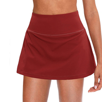 Jupes de tennis 2 en 1 Fitness Sparkly Skorts Femmes Sport Jupe Panty Shorts Athletic Shorts for ladies Running Yoga Shorts skirt