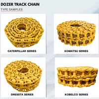 Pièces de train de roulement : Chaîne de chenilles en acier 35MnB HRC52-58 pour bulldozer Caterpillar D6 D6C D6D D6H