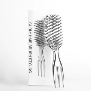 Peine Común con Mango de Plástico para Peluquería, para Pelucas, Peines de Agujas para Despeinar y Dar Volumen, para Peinar y Cortar el Cabello en Casa - Product Image 6