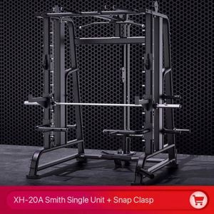Wholesale Steel <b>ABS</b> Multifunction Smith Machine Home Gym Power Rack <b>Exercise</b> Equipment Portable Durable Black Eco-friendly - Product Image 2