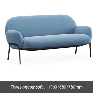 ชุดโซฟาสำนักงานผู้บริหาร ลี่หยู ดีไซเนอร์โฮมเฟอร์นิเจอร์ เก้าอี้เดี่ยวหนังแท้ ราคาประหยัด ชุดโซฟาต้อนรับ - Product Image 6