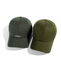 Casquette de baseball sportive en jersey Dobby imperméable personnalisable, en coton uni, avec logo brodé sur mesure pour homme – Prête à l'emploi, haute performance, qualité supérieure