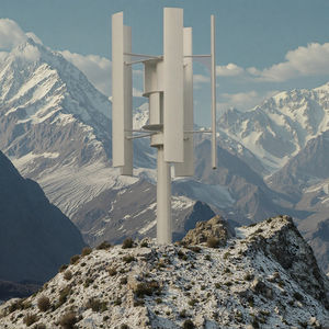 Kit de máquina de turbina de viento pequeña de eje vertical C/H para uso doméstico CE Europa caliente completo todo en uno buen precio 2kw 3kw 5KW 10KW - Product Image 3