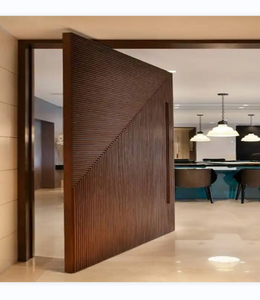 Amigable exterior puertas de entrada frontal casas Villa Puerta pivotante moderna puerta pivotante puerta de <span class=keywords><strong>madera</strong></span> - Product Image 1