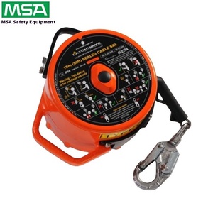 Dispositif d'arrêt de chute de type scellé à différentiel de vitesse <span class=keywords><strong>série</strong></span> Msa LTC, 9m 15m 25m 40m, caractéristiques de protection contre les chutes en métal - Product Image 2
