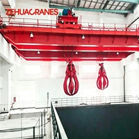 Grúa Inteligente para Residuos Tipo QZ, Grúa Puente de Doble Viga con Garra, Motor y Caja de Cambios de 45 Toneladas para Plantas de Energía de Residuos