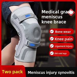 <span class=keywords><strong>Rodillera</strong></span> Médica con Resortes Laterales y Almohadilla de Silicona, Soporte Ajustable para Rodilla, Alivio del Dolor de <span class=keywords><strong>Menisco</strong></span>, Artritis y Articulaciones - Product Image 6