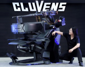 Poste de travail Cluvens M2HB Browning Chair, cockpit d'ordinateur, chaise de jeu à gravité zéro, poste de travail confortable - Product Image 5