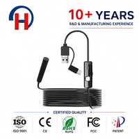 Endoscope pour téléphone portable HS 5,5 mm, type C Android, connexion directe, module caméra CMOS 480P, grand angle HD