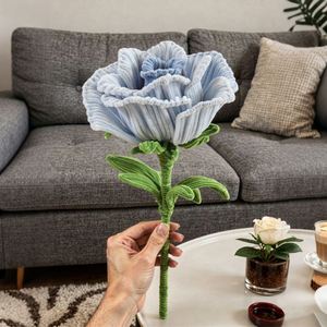 La Grande Rose Éternelle : un chef-d'œuvre époustouflant de 50 cm de haut en fil de fer, le cadeau d'exception qui ne se décolore jamais - Product Image 5