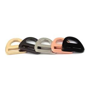 Zinc alloy adjuster ring triangle <b>buckle</b>, with rod swivel <b>clip</b> triangular metal ring, used for bag accessories - Product Image 2