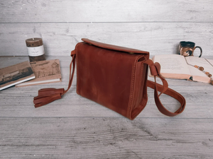 Sac bandoulière en cuir souple pour femme, sac à main fait main, pochette, petit sac bandoulière, cadeau pour femme - Product Image 2
