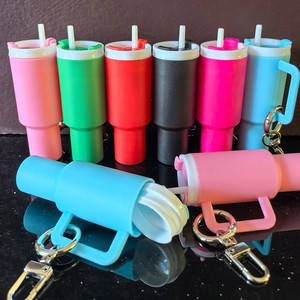 Bouteille en PU écologique avec poignée et ouvre-bouteille porte-clés pour cadeau promotionnel – Porte-clés en PU - Product Image 6