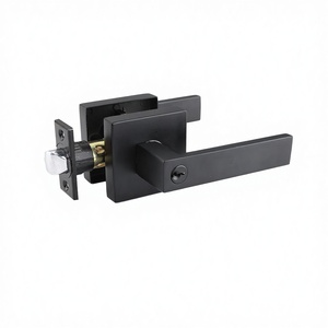 Cerradura de Puerta Moderna Ajustable de Aleación de Zinc de 4 Vías para Madera y Metal con Placa Extraíble y Manija Tubular de Fácil Instalación - Product Image 3
