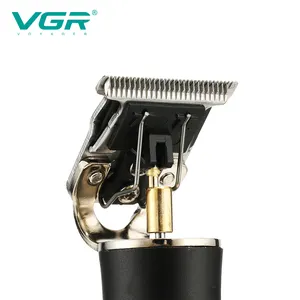 VGR V-193 נייד באיכות גבוהה שיער מספריים סט בציר נטענת גוזז שיער חותך גוזם מספריים מקורי מיני שיער לחתוך