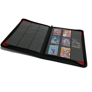 Carpeta de 9 bolsillos de cuero PU para cartas de juego, álbum de cartas, carpeta para tarjetas de béisbol, soporte para tarjetas coleccionables TCG y tarjetas deportivas - Product Image 6