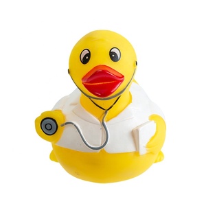 Vente directe en usine de jouets de bain pour bébé de haute qualité Petit canard jaune en forme d'infirmière nageuse - Product Image 2