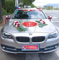 Auto Blumen dekoration liefert chinesische Art Hochzeits dekoration Großhandel Auto Blume