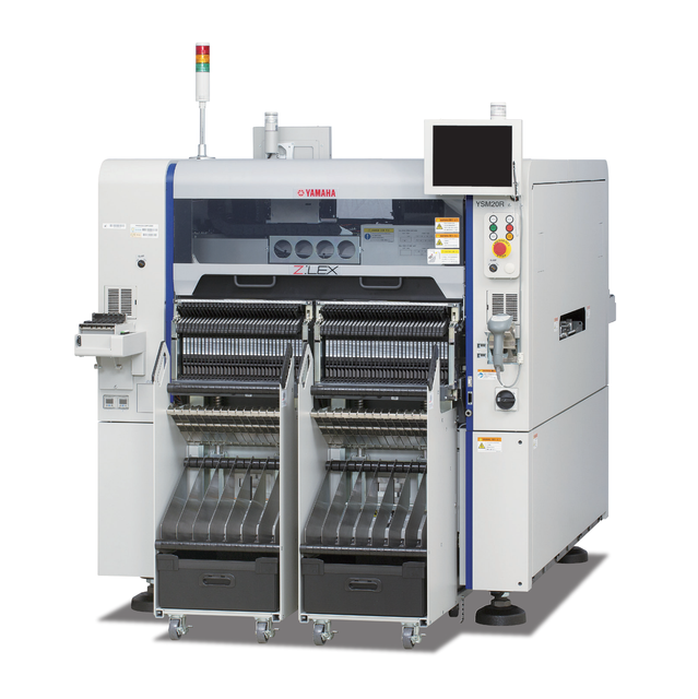 Pick Place Machine YAMAHA YSM20R YSM20W PLC Modular SMT Mounter 95000 CPH Dual Lane Flexible PCB Manufacturing Japan Origin