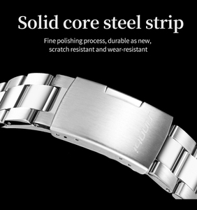 Montre à quartz pour <span class=keywords><strong>homme</strong></span>, boîtier de 40 mm, fenêtre de date, bracelet en acier inoxydable, lumineuse, étanche, montre-bracelet pour <span class=keywords><strong>homme</strong></span> - Product Image 4