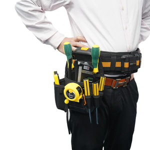 Échantillon gratuit : Sac à outils, Organisateur d'outils pour charpentier, Ceinture porte-outils, Harnais, Gilet, Étui latéral, Sécurité de secours avec bretelles - Product Image 6