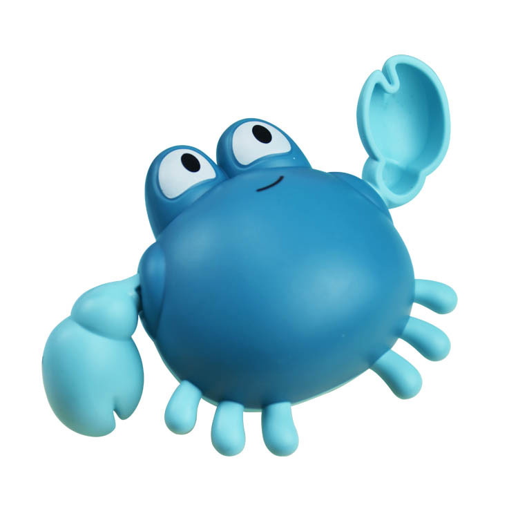 Baby Clockwork Wind-Up Bath Toys Crab Bathtub Toys For Toddlers Floating Toy Eco-Friendly Material Preschool Swimming Play Water