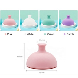 Silicone Palm petto coppa percussione petto terapia fisica tazza pressione tamburo trattamento di massaggio per espettorazione - Product Image 4