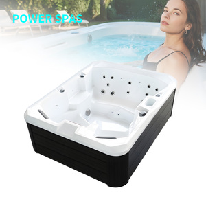 Bain à remous extérieur personnalisable Free Step pour la maison, spa de bien-être avec jets de massage, <span class=keywords><strong>jacuzzi</strong></span> extérieur - Product Image 4