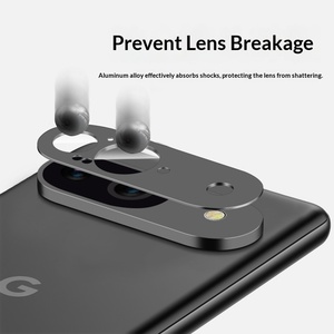 <span class=keywords><strong>Protection</strong></span> d'objectif et anneau de <span class=keywords><strong>protection</strong></span> pour caméra arrière Google Pixel 9A/9 Pro, film en verre taille XL - Product Image 4