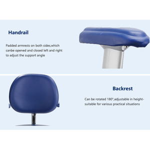 의료용 전동 높이 조절 의자(바퀴 포함) 병원 가구 의사용 스툴 공장 직공급 - Product Image 4