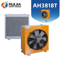 Enfriador de Aceite Hidráulico para Maquinaria de Construcción AH3818T-600L/min con Ventilador Industrial de Alta Potencia de 1862W/3000W
