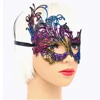 OP-9 Schwarz Frauen Sexy Spitze Augen Maske Partei Masken Für Maskerade Halloween Venetian Kostüme Karneval Maske