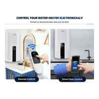 Chauffage électrique rapide et intelligent 12kw 3 phases 400v wifi chauffe-eau sans réservoir instantané pour toute la maison