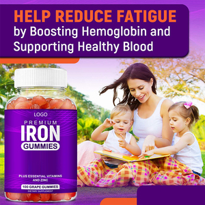 Oem תוסף תזונה טעים ענבים טוב טעם לחיזוק המוגלובין ותומכת בדם ברימיה ברזל פרמיה ויטמין c ו-אבץ - Product Image 5