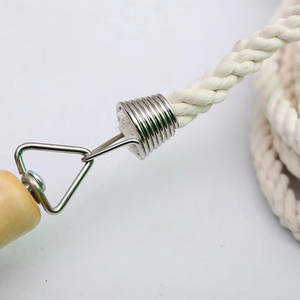 Cuerdas de saltar de madera duraderas de alta calidad al por mayor para fitness a bajo precio con etiqueta personalizada, cuerda de saltar de madera para entrenamiento en gimnasio - Product Image 2