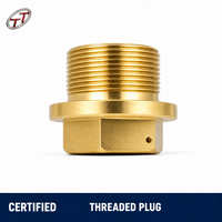 Bouchon d'étanchéité hexagonal en laiton avec bride pour raccords hydrauliques, conduites pneumatiques et systèmes de vannes – Approvisionnement direct usine