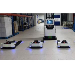 หุ่นยนต์คลังสินค้า AGV 1.0 ตัน รถยกพาเลท AGV สำหรับสายการผลิตในโรงงาน - Product Image 1