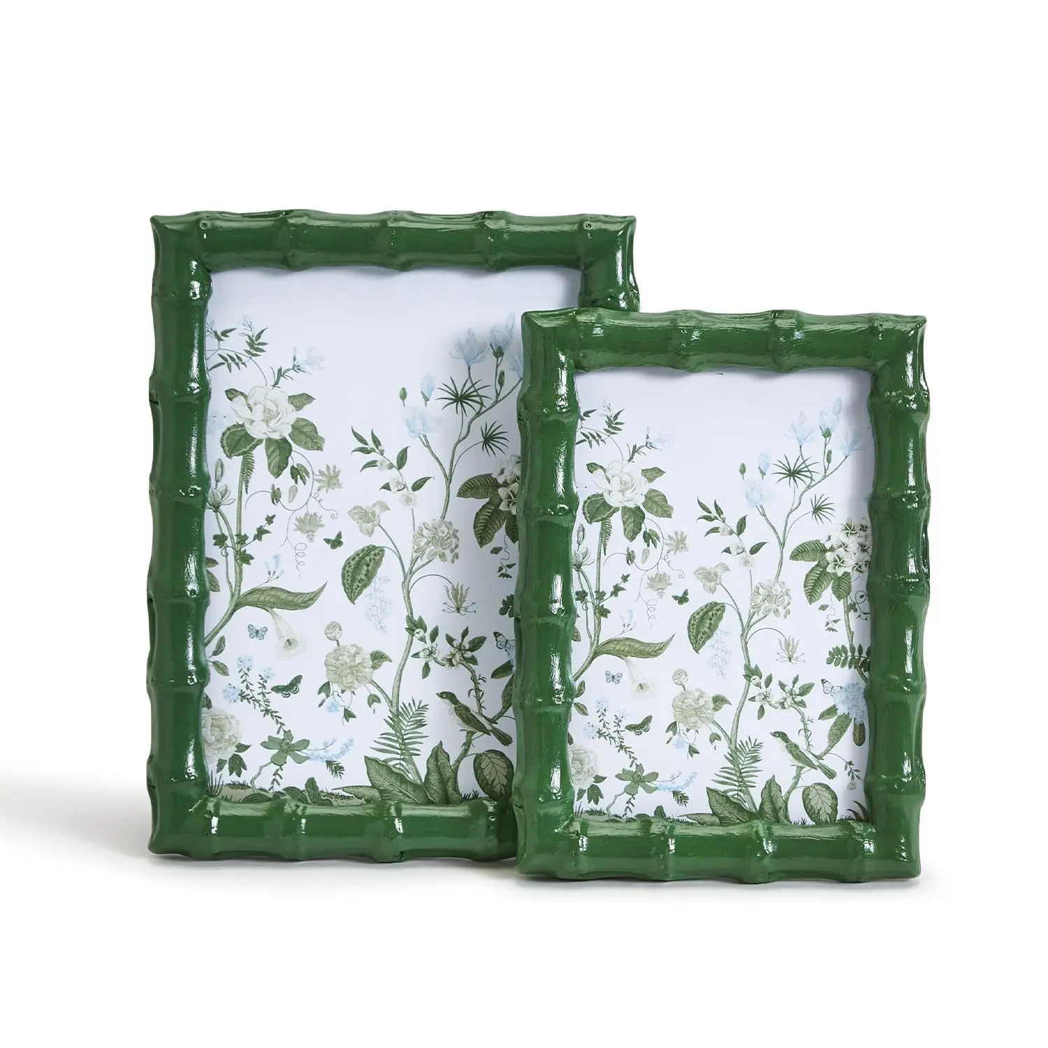 Customised creative Design Countryside Green Faux Bamboo Photo Frame Bamboo Root Bamboo knots Picture Photo Frame - Resin/Glass
