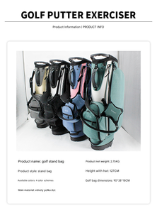 Bolsa de Golf Impermeable Portátil Ligera de Nailon PU de Alta Calidad con Logotipo Personalizado, Nueva, en Oferta, con Cierre, para Juego de Palos de Golf - Product Image 6