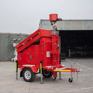 Univ di động di động năng lượng mặt trời cctv Trailer màu xanh lá cây điện năng lượng mặt trời PTZ máy ảnh tháp - Product Image 5