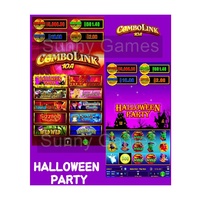 Combo Link 5A Halloween Party Horse Racing Multi Game Vertical Taiwan Arc One Red Game Board Prix usine pour Machine d'amusement