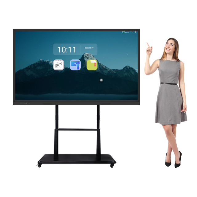 Customized LCD Display Smart Board Prices Digital Whiteboard Educational Equipment Interactive White Board With Camera
