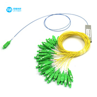 Répartiteur Optique Passif FTTH 1x3 à Montage en Rack SC APC UPC 1 2 4 8 16 32 64 128 PLC 3 Voies Diviseur Optique