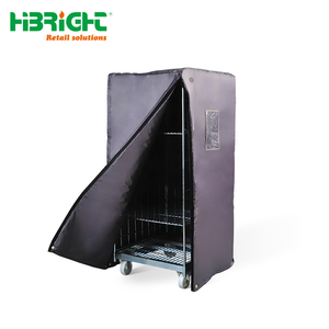 Heavy Duty Industrial Logistics Trolley Metal Wire Mesh Cage <b>Cart</b> with Wheels for Warehouse and Factory - Product Image 3