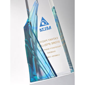 Trofeo LiuLi de cristal de alta calidad, premio de nuevo Color, logotipo personalizado grabado, béisbol, balonmano, deportes, recuerdo UV, empresas de seguros - Product Image 3