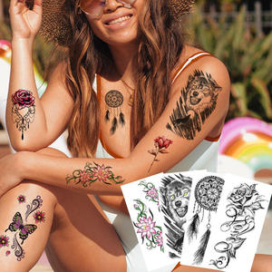 Personalizza adesivi temporanei tatuaggi e adesivi Semi permanenti per tatuaggi crea la tua copertina del Logo - Product Image 4