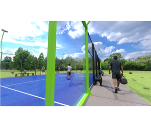 Pista de Pádel de Cristal Panorámica Premium Phuoc Thinh: Fabricante de Pistas de Pádel con Estructura de Cristal de Exportación - Product Image 1