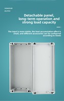 Boîtier de jonction en aluminium moulé thermolaqué FA40 360x160x95mm pour extérieur avec joint de câble Chine continentale