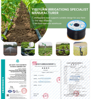 Système d'irrigation goutte à goutte agricole, tube goutte à goutte de 2000 m, ruban goutte à goutte de 0,4 mm, 16 mm